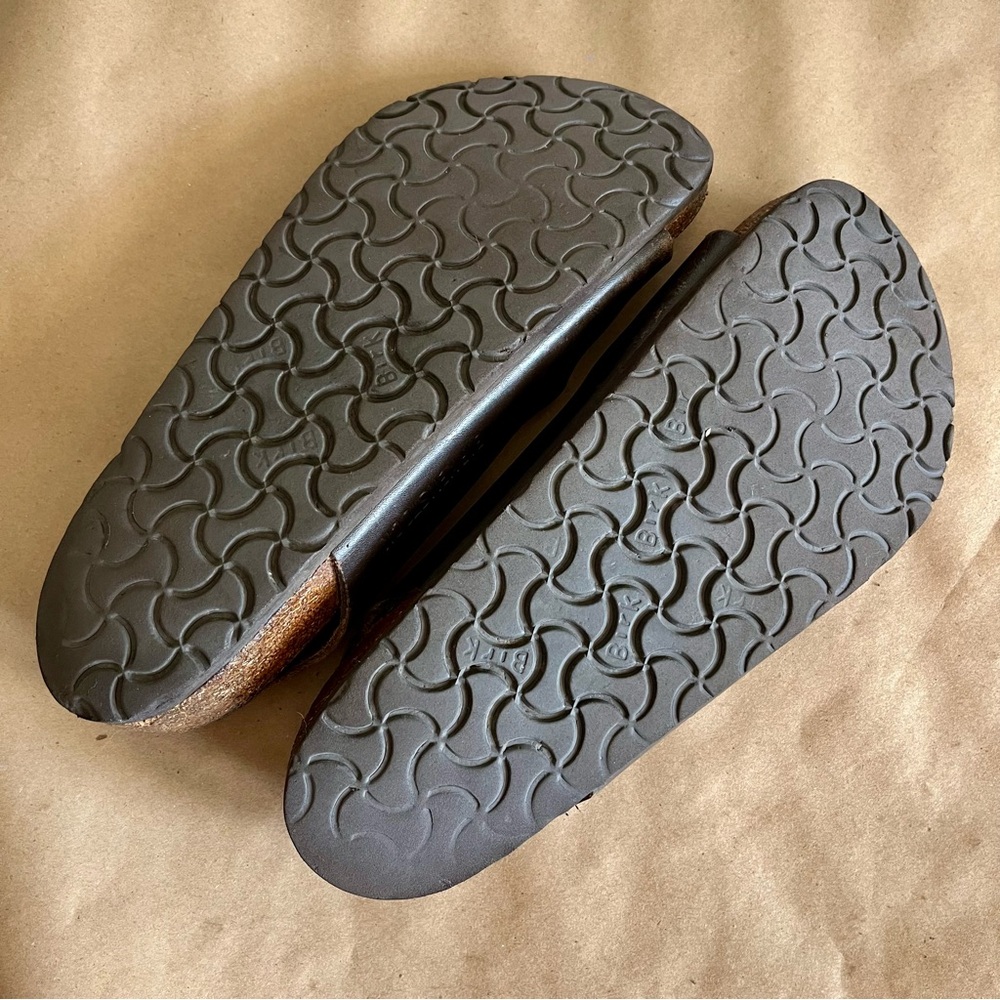 Birkenstock Brown Leather Sandal - Milano - Picture 3 of 6